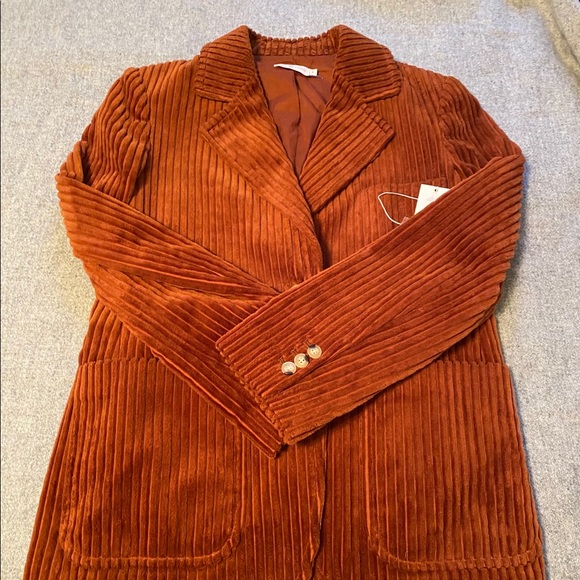 Tory Burch Wide Wale Corduroy Blazer - Picture 2 of 3